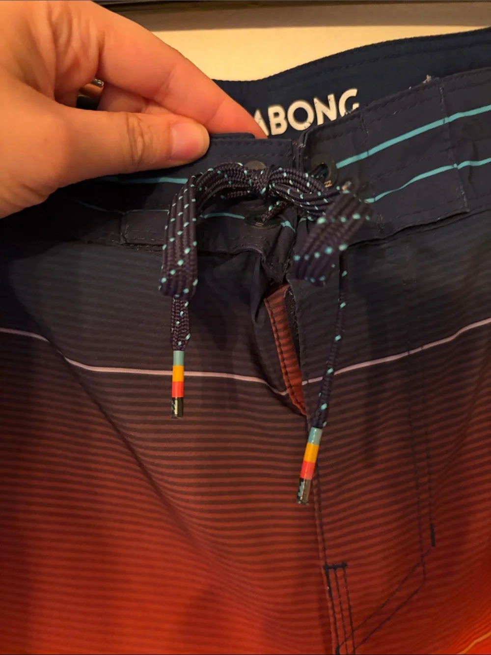 Billabong Men’s Ombré Sunset Boardshorts - EUC - Size 33